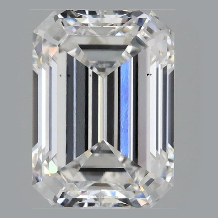 3.00 Carat E VS2 Emerald Lab Diamond Front