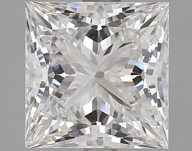 3.14 Carat F VVS1 Princess Lab Diamond Front