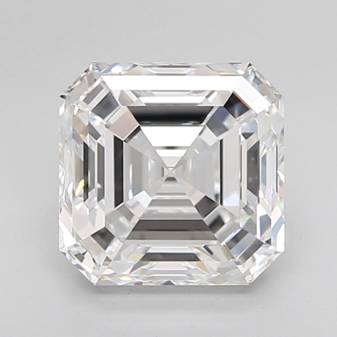 3.50 Carat D VVS1 Asscher Lab Diamond Front