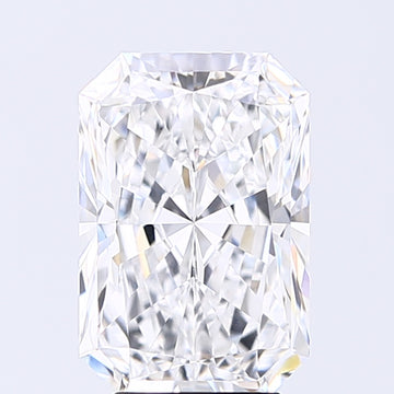 3.50 Carat D VVS1 Radiant Lab Diamond Front