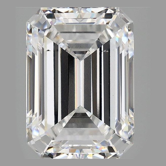 4.00 Carat D VS2 Emerald Lab Diamond Front