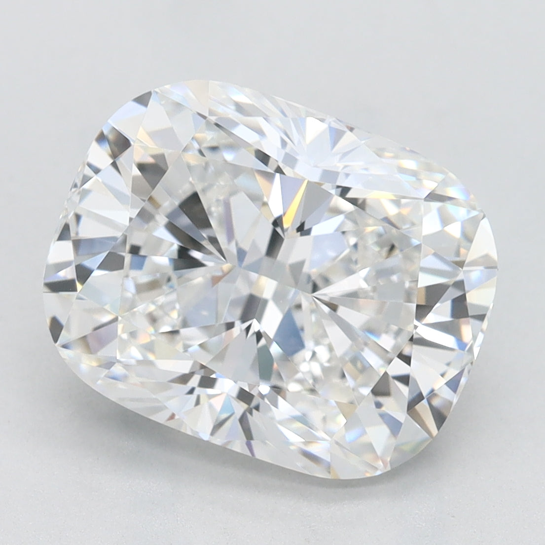 4.00 Carat E VVS1 Cushion Lab Diamond Front