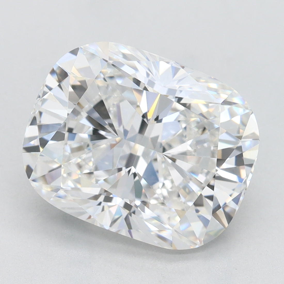 4.00 Carat E VVS1 Cushion Lab Diamond Front