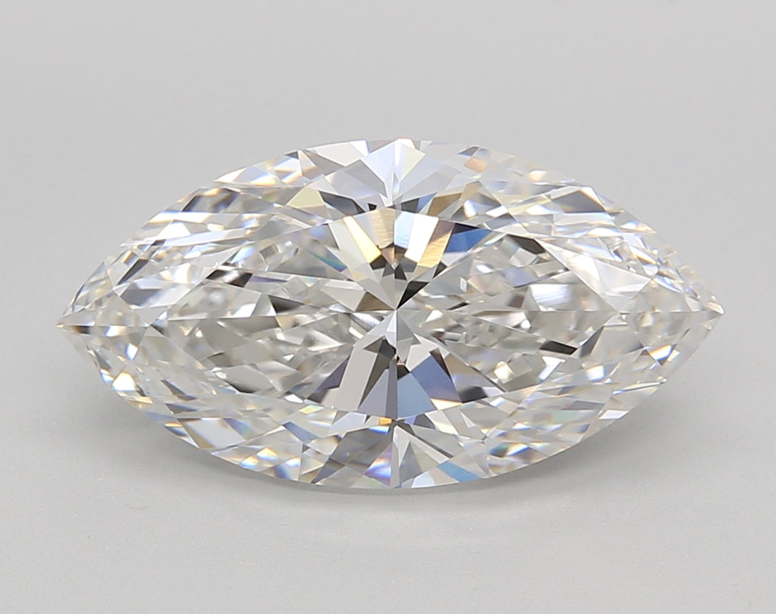 4.00 Carat F VVS2 Marquise Lab Diamond Front