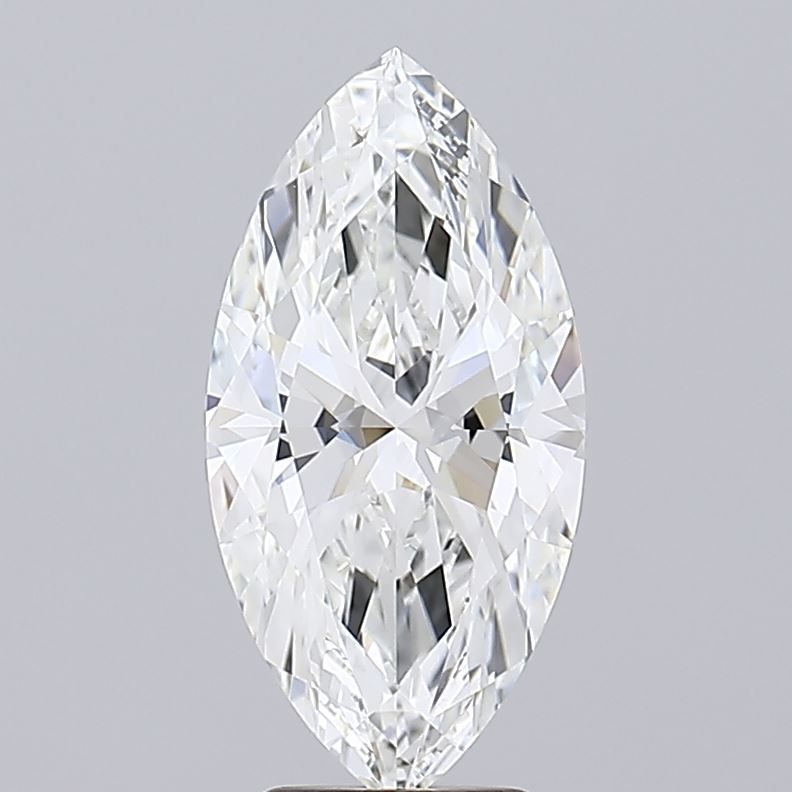 4.03 Carat F VVS1 Marquise Lab Diamond Front