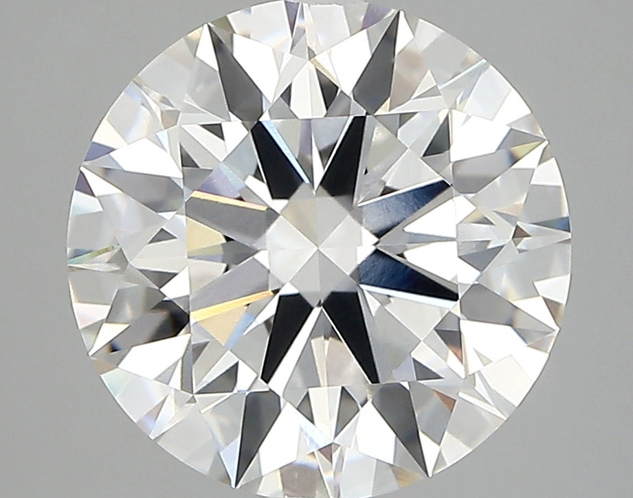 4.20 Carat F VVS1 Round Lab Diamond Front