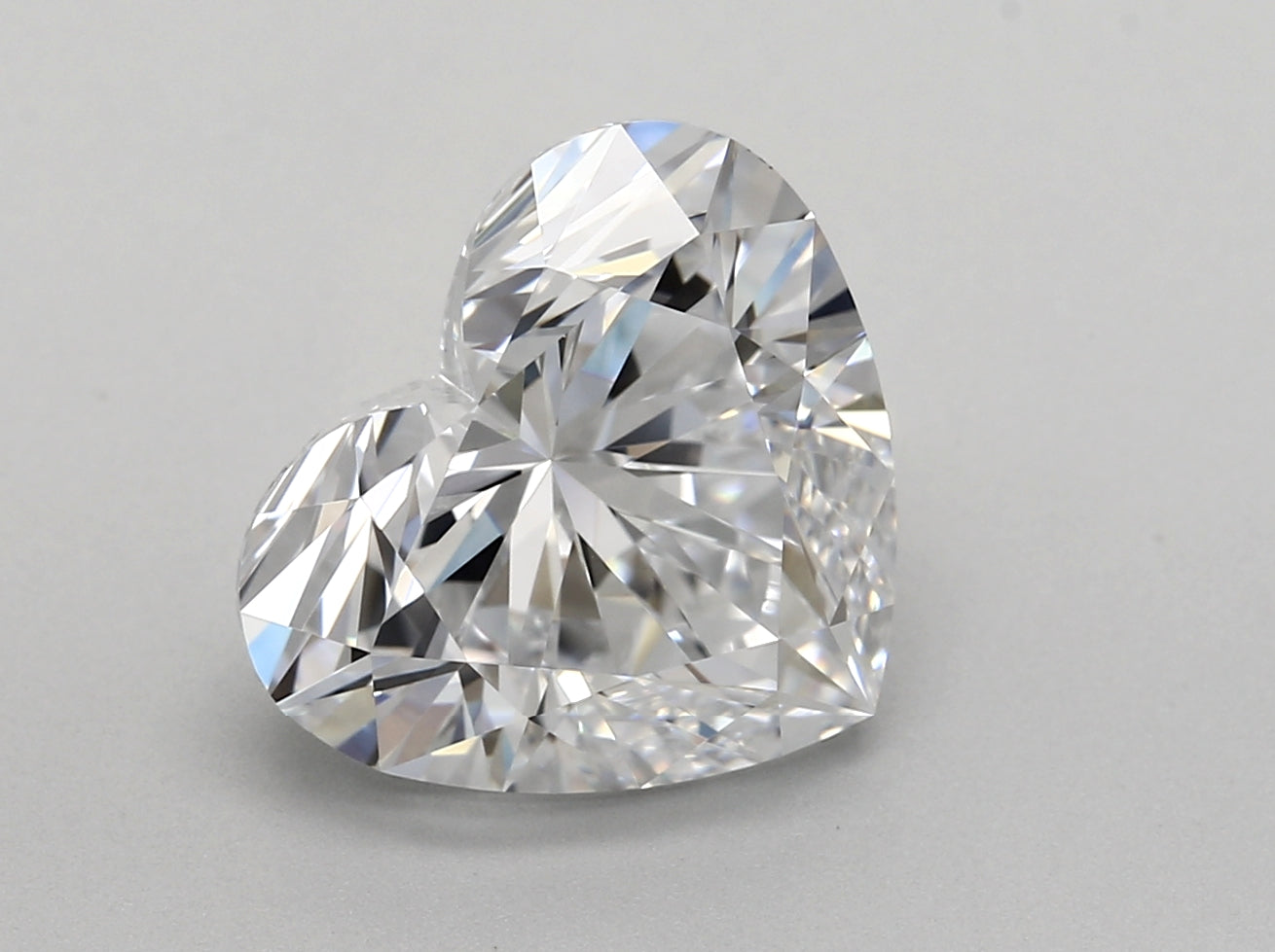 4.25 Carat E IF Heart Lab Diamond
Front