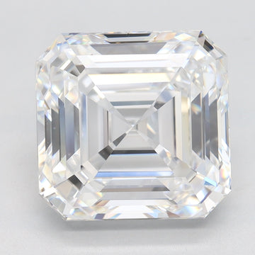 5.00 Carat D VVS1 Asscher Lab Diamond Front