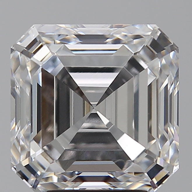 5.00 Carat E VVS2 Asscher Lab Diamond Front
