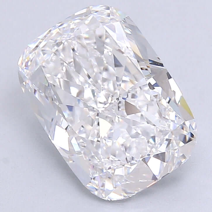 5.00 Carat E VVS2 Cushion Lab Diamond Front