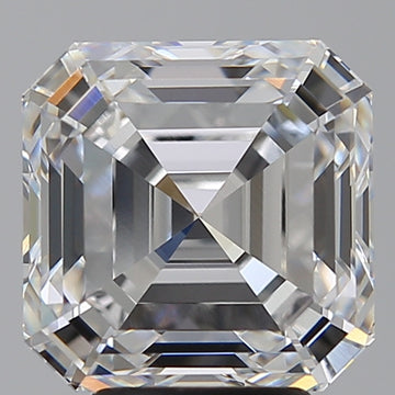 5.03 Carat E VVS1 Asscher Lab Diamond Front