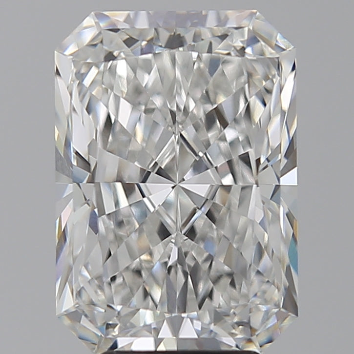 5.03 Carat E VVS1 Radiant Lab Diamond Front