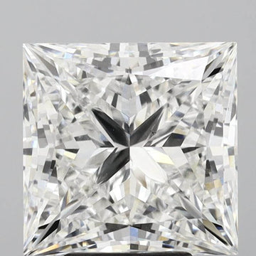 5.61 Carat F VS1 Princess Lab Diamond Front