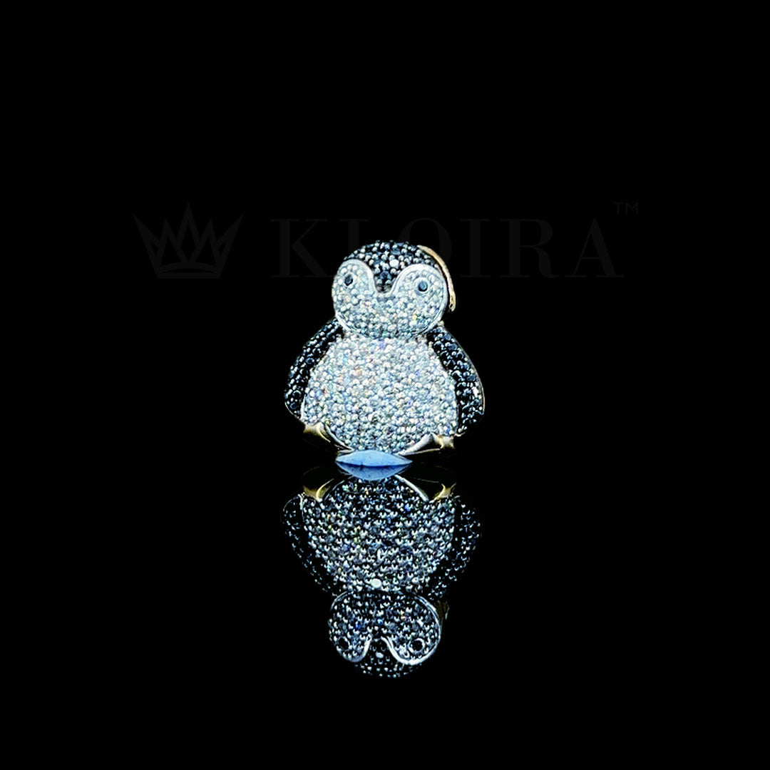 animal diamond pendant