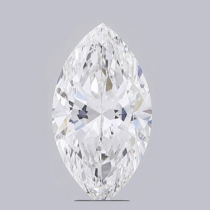 6.00 Carat E VS1 Marquise Lab Diamond  Front