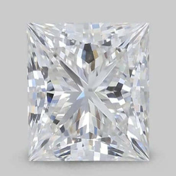 6.00 Carat E VVS2 Princess Lab Diamond Front