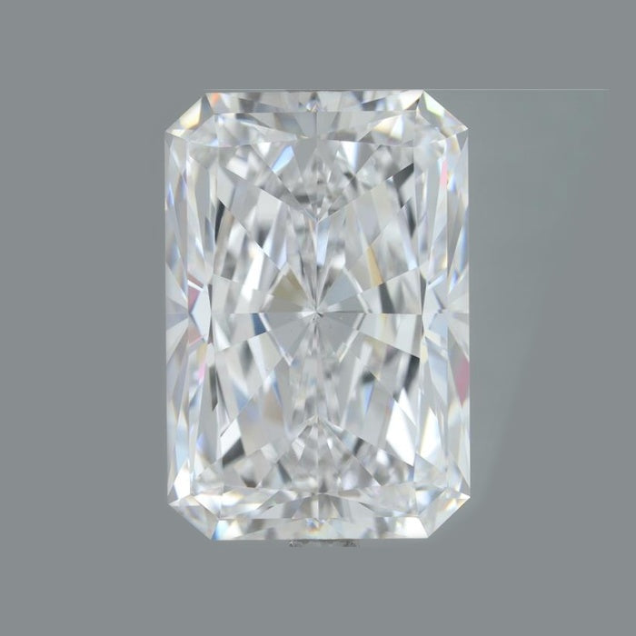7.00 Carat D VS1 Radiant Lab Diamond Front