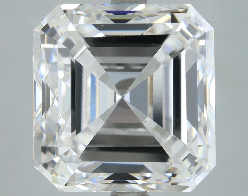 7.00 Carat E VS2 Asscher Lab Diamond Front