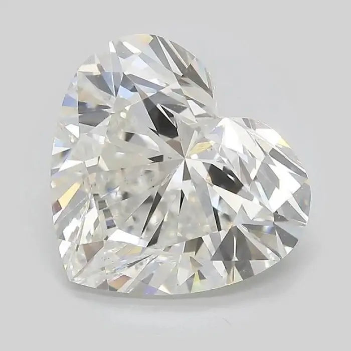 7.00 Carat E VS2 Heart Lab Diamond Front