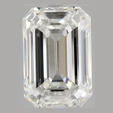 8.00 Carat F VS1 Emerald Lab Diamond Front
