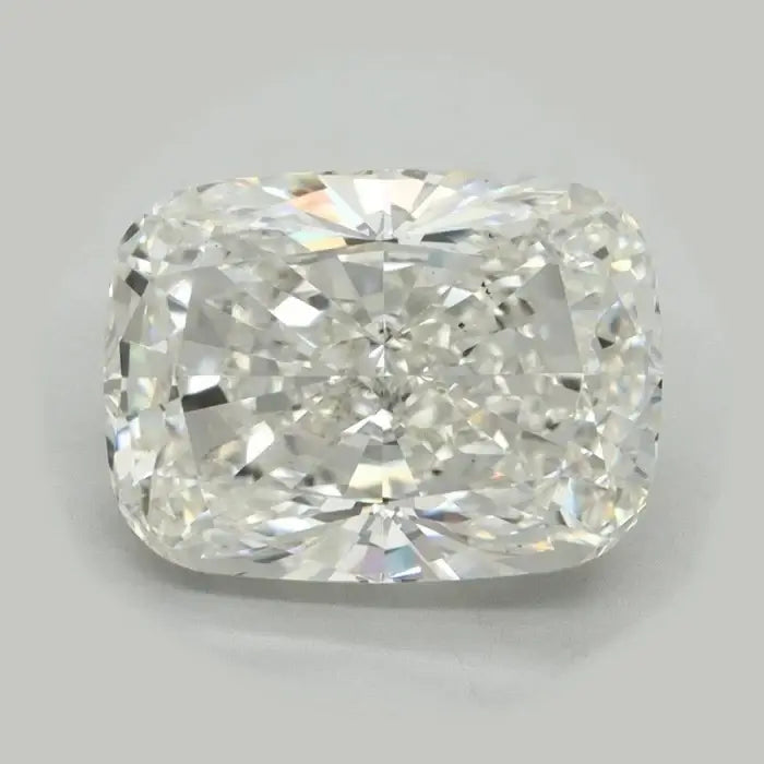 8.00 Carat F VS2 Cushion Lab Diamond Front