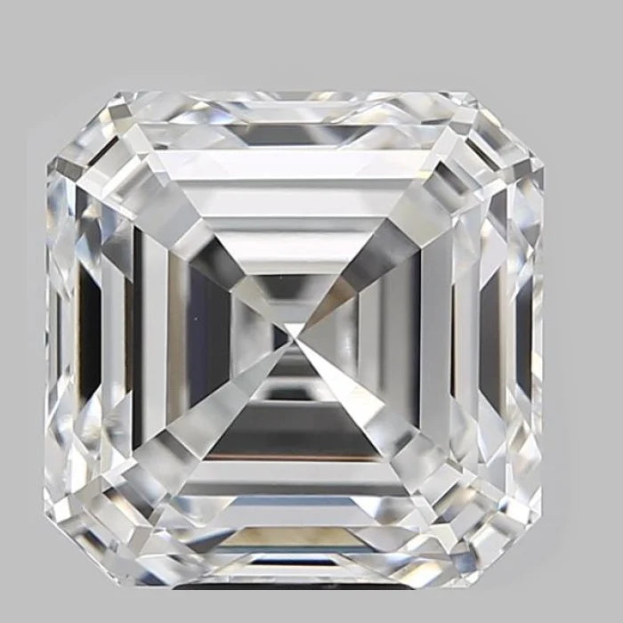 9.00 Carat D VVS1 Asscher Lab Diamond Front