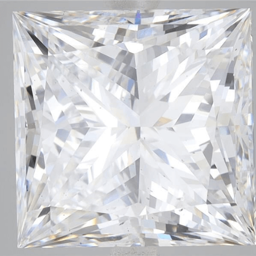 9.00 Carat F VS2 Princess Lab Diamond Front