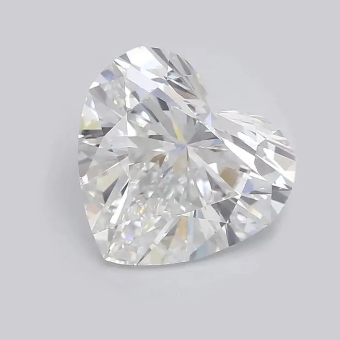 9.00 Carat F VVS2 Heart Lab Diamond Front