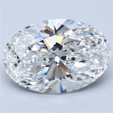 9.00 Carat G VS2 Oval Lab Diamond Front