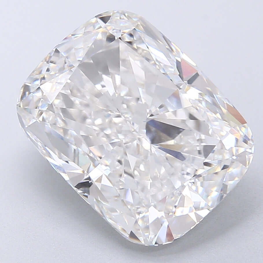  9.02 Carat E VVS1 Cushion Lab Diamond Front