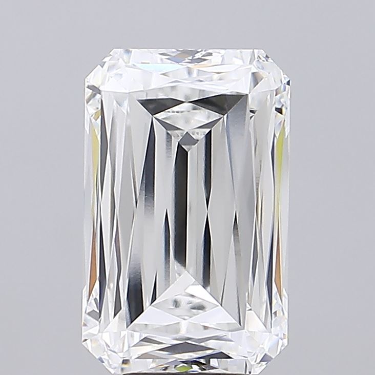 9.02 Carat E VVS2 Radiant Lab Diamond Front