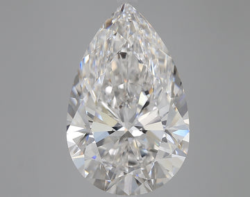 9.11 Carat E VVS2 Pear Lab Diamond Front