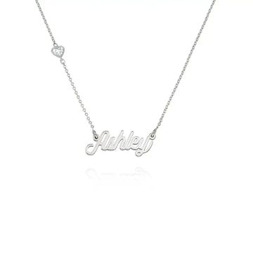 Customize Glamour Name Pendant in 14K Gold 