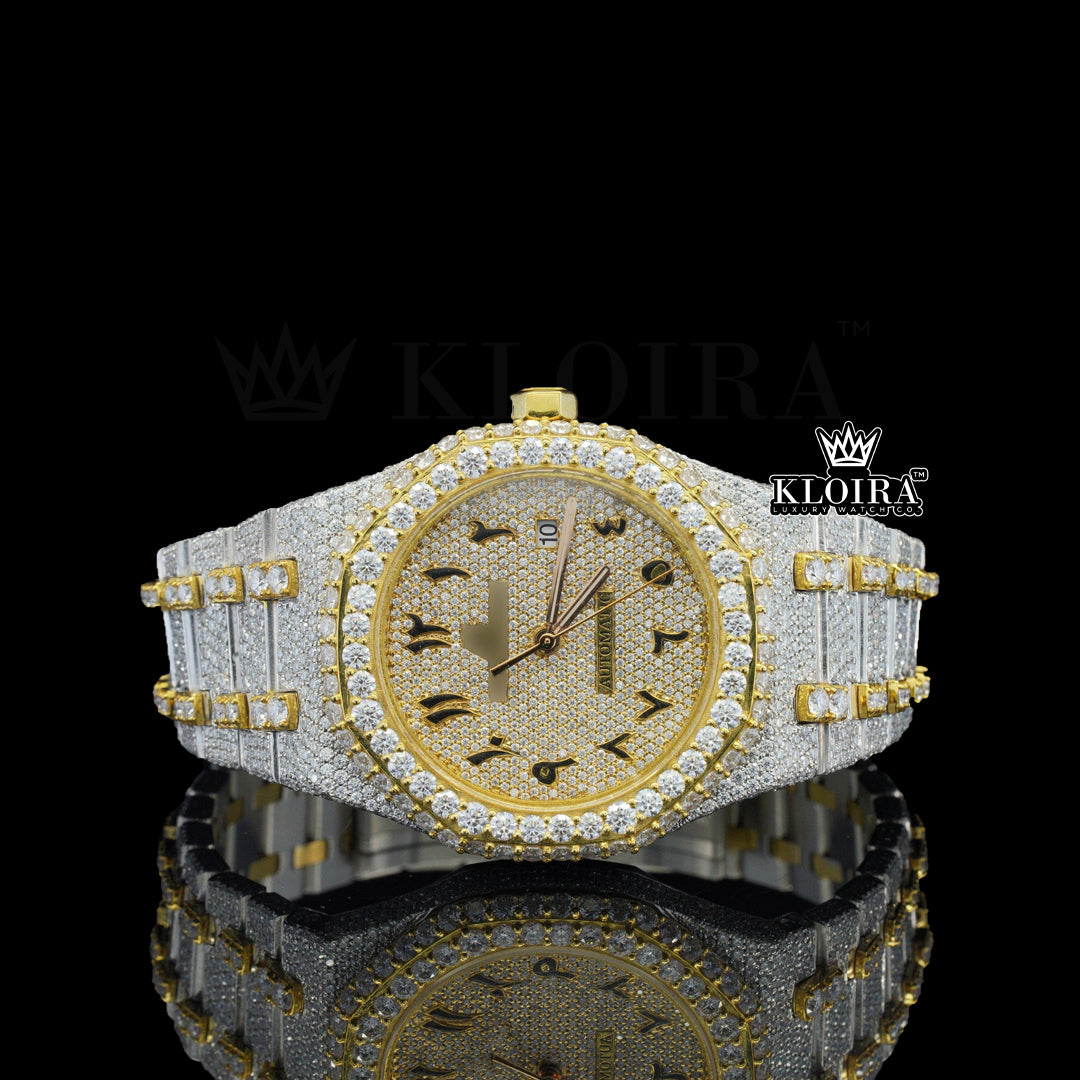 VVS Clarity Moissanite AP Watch Front