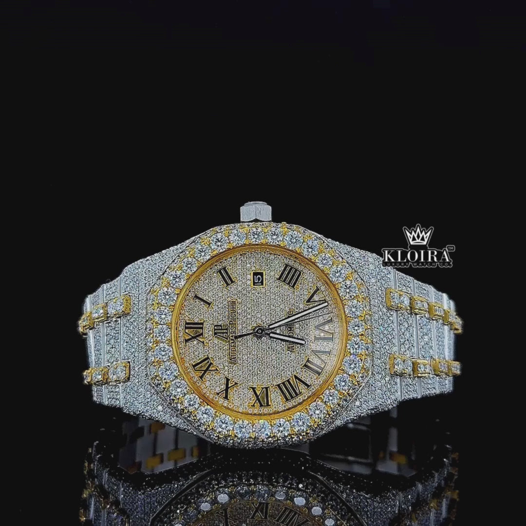Audemars Piguet Moissanite Watch 360 View Video