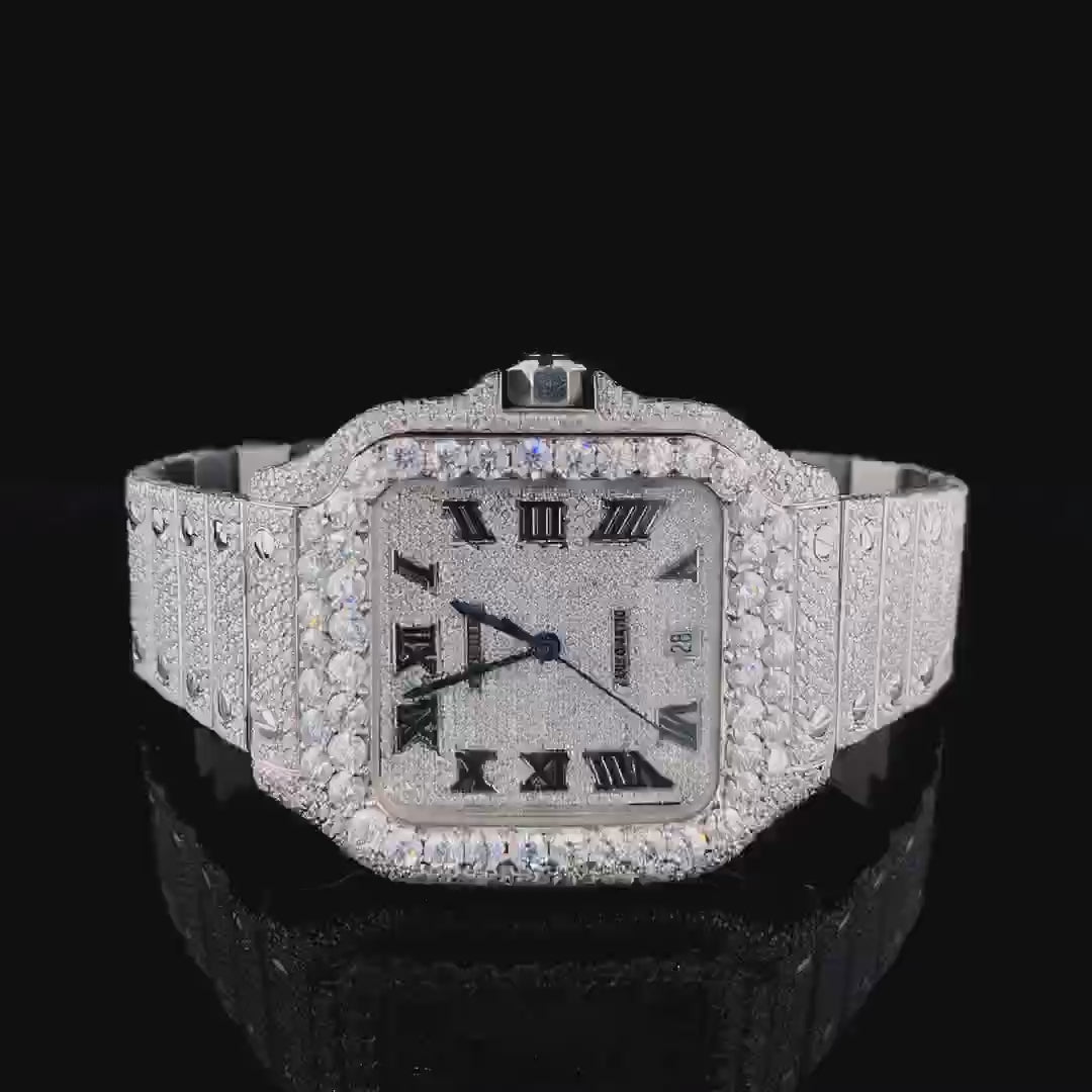 Cartier Moissanite Watch
