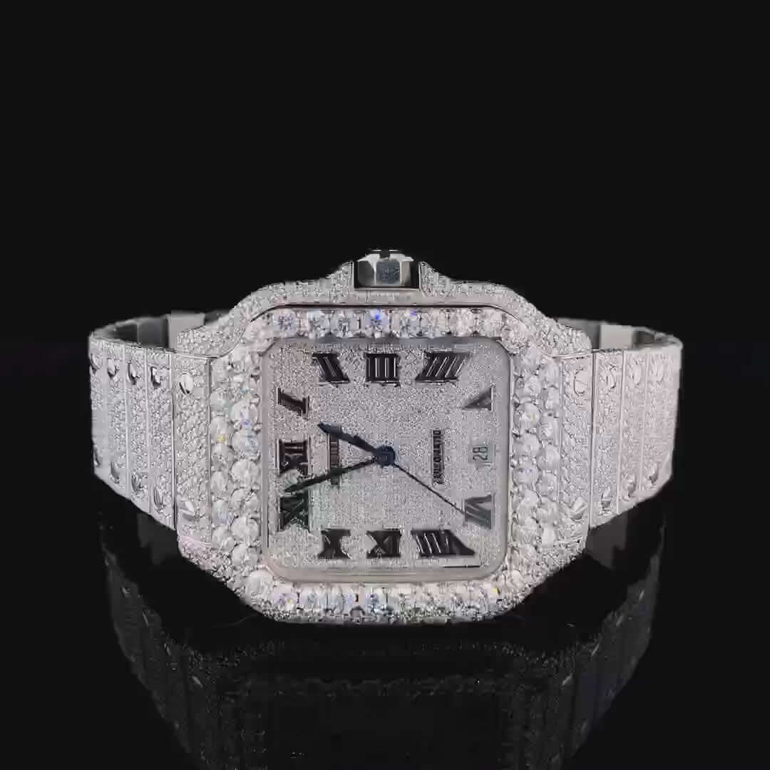 Cartier Moissanite Watch
