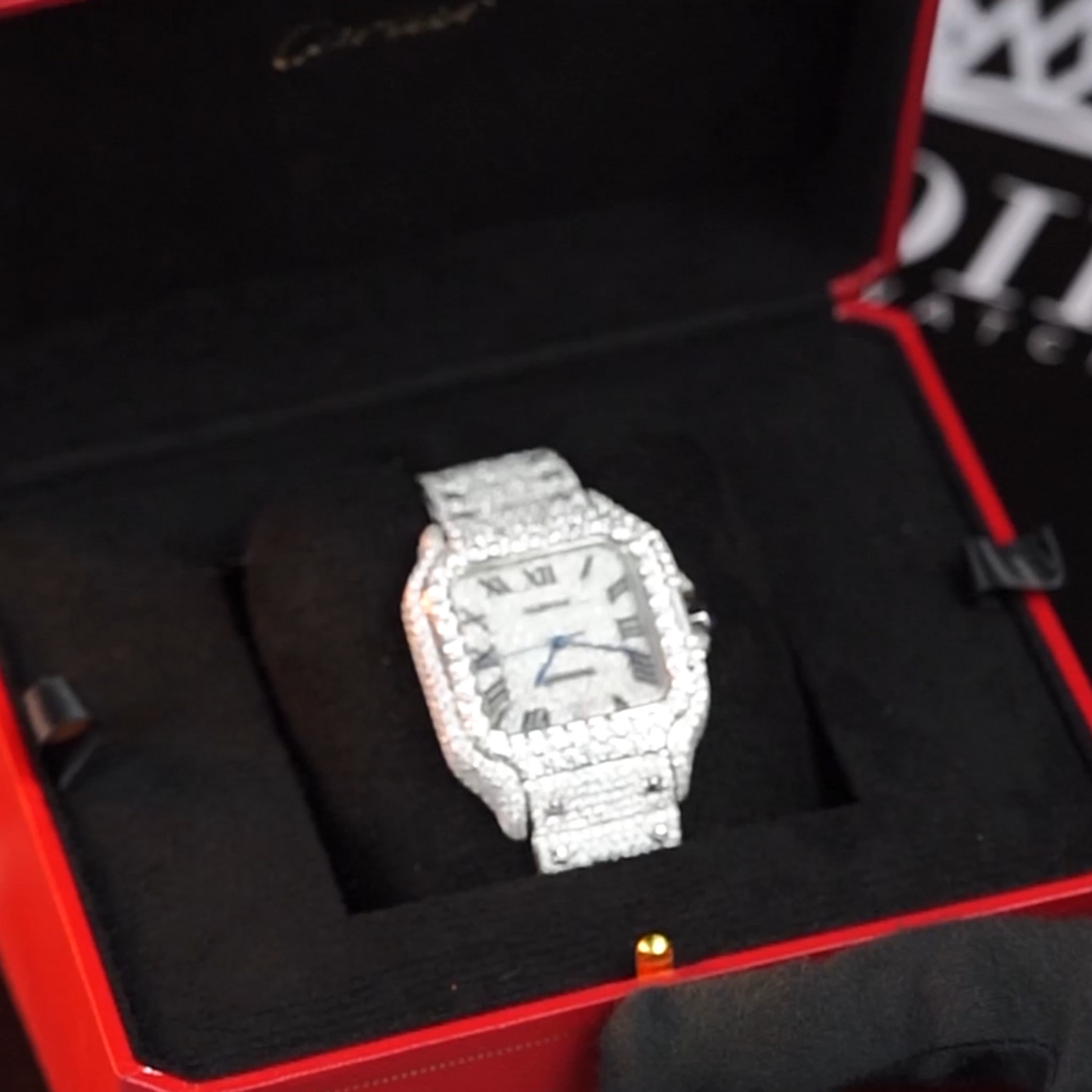 Bugzy Malone Cartier Watch Cartier Skeleton Watch Bust Down Price