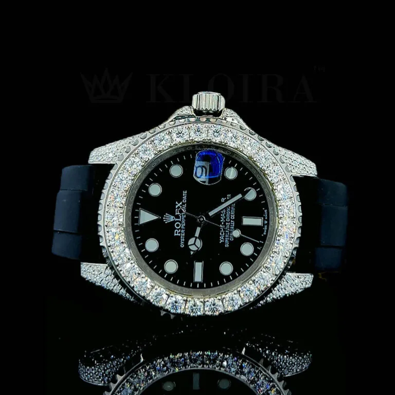 Diamond studded watch showing timeless appeal and luxury