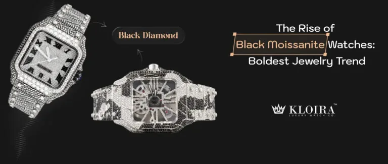 The Rise of Black Moissanite Watches: Boldest Jewelry Trend