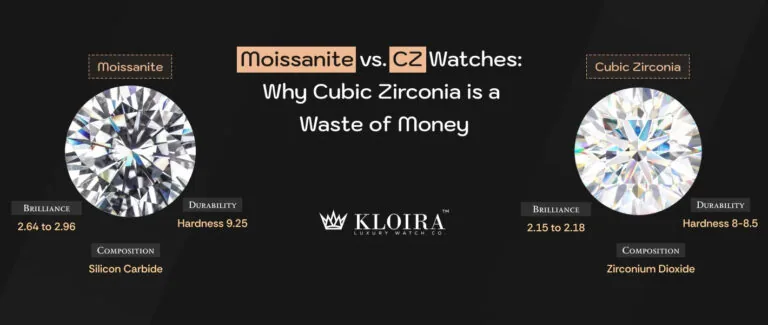 Moissanite vs. CZ Watches: Why Cubic Zirconia is a Waste of Money