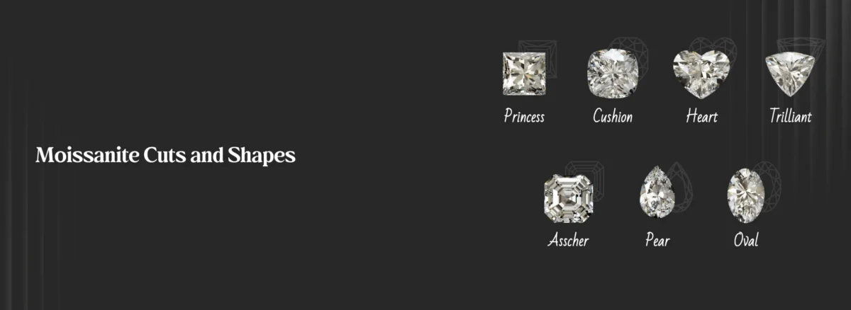 Moissanite Cuts and Shapes