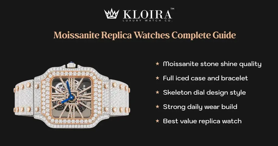 moissanite replica watches complete guide iced out luxury watch skeleton dial banner