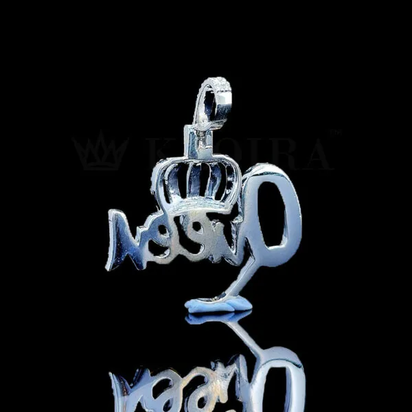 Regal Queen's Crown Pendant - 