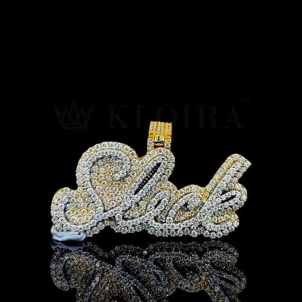 Sleck Statement Bling Pendant - B Db E F Facd