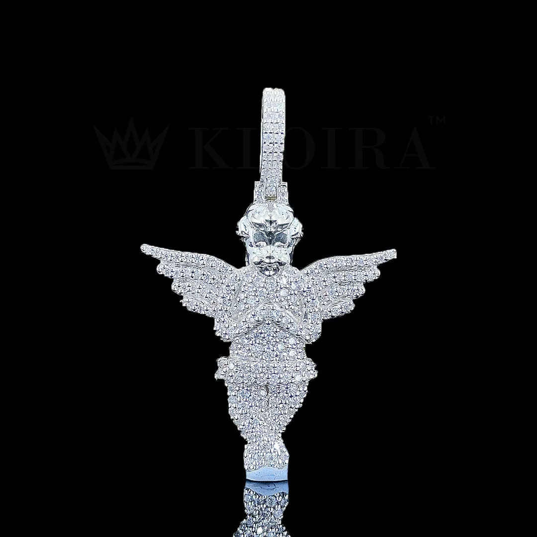 Angelic Divine Wings Pendant - Cecaee A Abc F E A E