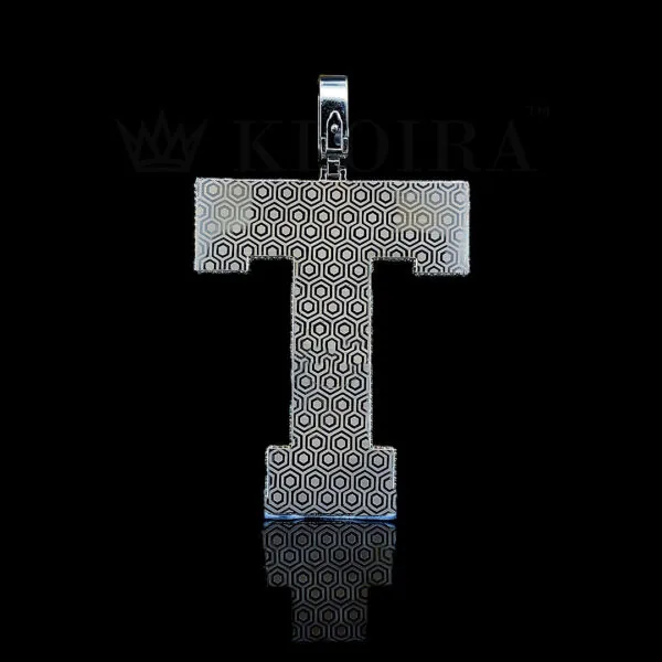 Diamond Bling T Pendant - A F B E Aa F Ce