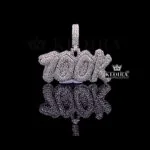 100K Hip Hop Shine Pendant