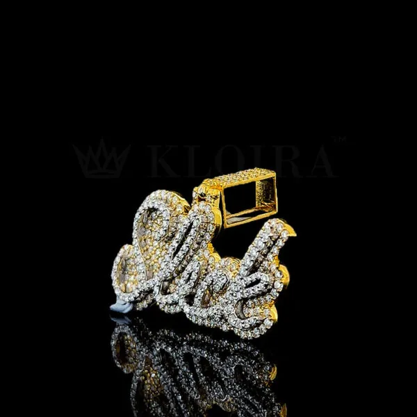 Sleck Statement Bling Pendant - A F Aab Ab E C A F