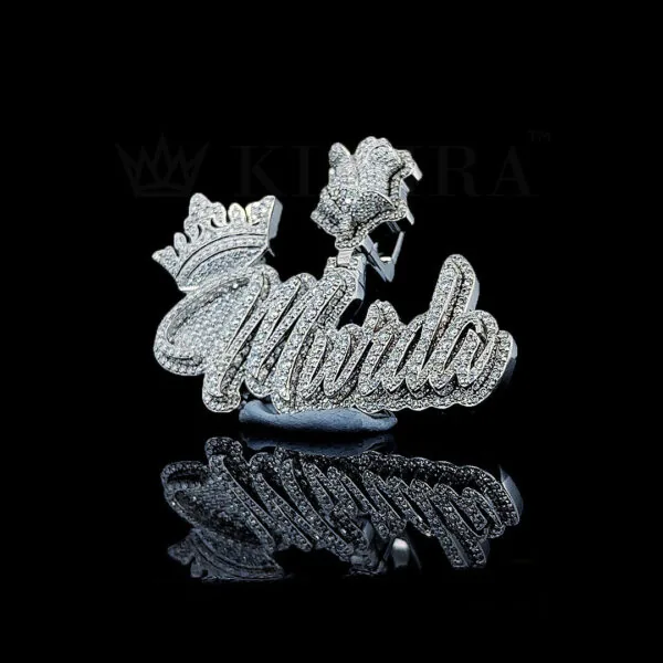 Murda Crowned Legacy Pendant - Ca C E Ed B Be A B